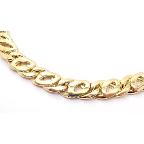 Rare! Authentic Vintage Cartier 18k Yellow Gold Link Chain Necklace - Picture 9 of 9
